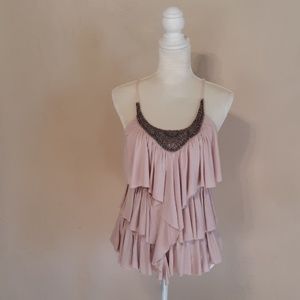 Mirona ruffled tank top